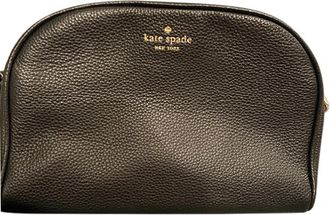 Kate Spade New York Black Grained Leather Crossbody Bag Size M