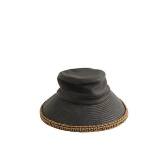 Herm&egrave;s Pre-owned Accessories, female, Brown, Size: ONE SIZE Pre-owned Panama Leather Hat