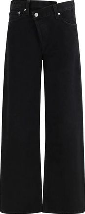 A Gold E pocket jeans - women - Cotton - 24 - Black