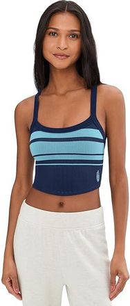 Free People Movement All Clear Striped Cami Womens Clothing Midnight Navy Combo : MD-LG (Womens 8-12), Elastane/Polyamide