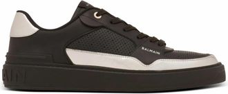 Balmain B-Court Flip leren sneakers - Heren - Sneakers - Zwart - 43 EU - Leer - Schoenen