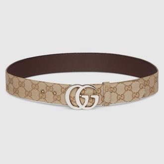 Gucci Flat Marmont Belt, Size 100