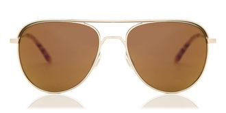 Vuarnet VL1813 CAP 0002 2130 Mens Sunglasses Gold Size 56