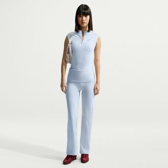 Nike Womens Nike Sportswear Flared Pants in Blue | IO1295-407