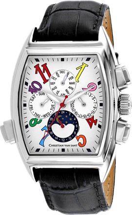 Christian Van Sant Grandeur Automatic White Dial Mens Watch CV2131