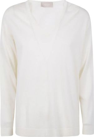 Drumohr Long Sleeve V-Neck Extrafine Sweater