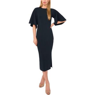 Ted Baker Flare Sleeve Midi Dress in Forest River at Nordstrom Rack, Size X-Small