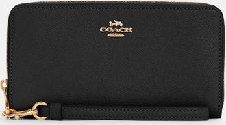 Coach Long Zip Around Wallet