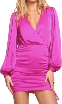 Ramy Brook Foxy Dress In Electric Pink