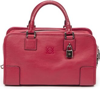 Loewe Pre-owned Womens Amazona 28 Handbag - Pink - One Size
