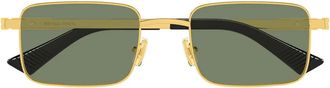 Bottega Veneta Sunglasses Bv1469 S 004 Gold/Green Unisex