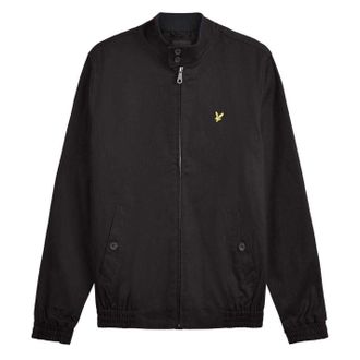 Lyle & Scott Mens Harrington Jacket (Black) Cotton - Size X-Small