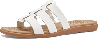 Blowfish Jellyfish Slide Sandals Womens Sandals White : 6.5 M, Canvas/Faux Leather