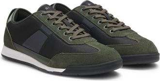 BOSS Low-top trainers with structured trims