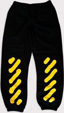 Off-white Mens Cross Off Wiz Slim Sweatpants Black - Size X-Large