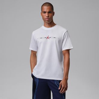 Nike Jordan Mens Jordan Sport Dri-FIT T-Shirt in White | IR0868-100