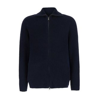 Tagliatore C&aacute;rdigan con cremallera - Knitwear - Hombre - Azul - 2XL