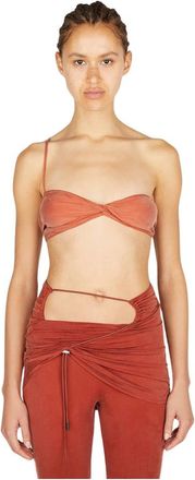 Jacquemus Tops - Dames - Tops zonder mouwen - Oranje - L - Tops