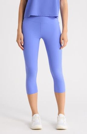 Zella Perform High Waist Pocket 2.0 Crop Leggings in Purple Baja at Nordstrom Rack, Size X-Large