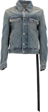 Rick Owens Denim Trucker Jacket - Dames - Spijkerjassen - Blauw - M - Denim - Jassen