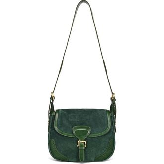 OLD TREND Camellia Genuine Leather Structured Mailbag in Kale at Nordstrom