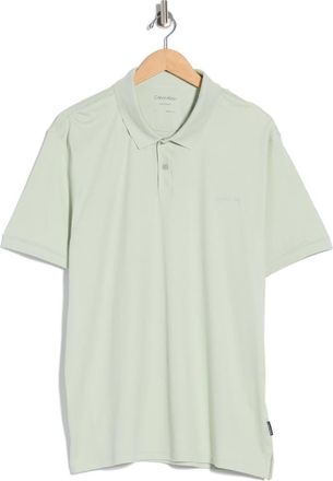 Calvin Klein Liquid Touch Interlock Cotton Polo in Sea Foam at Nordstrom Rack, Size Xx-Large