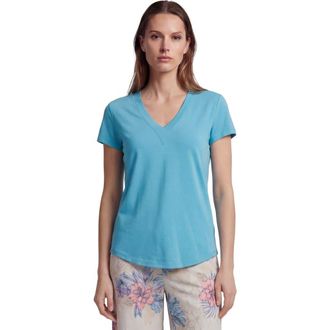 Lords of Harlech Womens V-neck Top in Teal at Nordstrom, Size Xx-Large