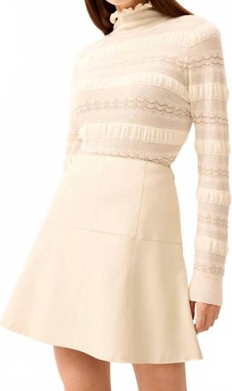 Marie Oliver Adison Long Sleeve Top In Ivory