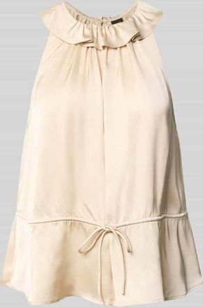 Boss Orange by Hugo Boss BOSS Orange Regular Fit Blusentop aus reiner Viskose Modell Igea in Sand, Gr&ouml;&szlig;e 34