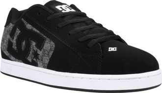 DC Sneaker DC SHOES Net, Herren, Gr. 9,5(42,5), schwarz (schwarz, monogram), Obermaterial:52.5% Leder, 47.5% Synthetikmaterial;, Schuhe Sneaker