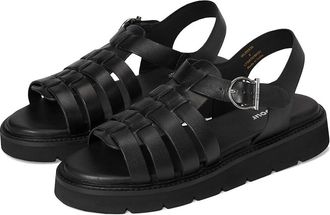 Barbour Barbour Otterburn Fisherman Sandals Womens Sandals Black : 6 M, Leather