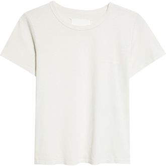 Maison Margiela Embroidered Logo Cotton T-Shirt in Vintage White at Nordstrom, Size X-Small