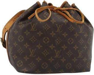 Louis Vuitton Pre-owned Bucket Bag - Dames - Vintage Tas - Bruin - ONE Size - Leer - Vintage