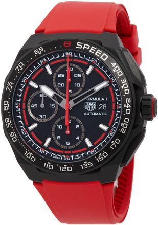 Tag Heuer Formula 1 Chronograph Automatic Black Dial Mens Watch CBZ2085.FT8093
