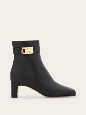 Ferragamo Women Hug buckle ankle boot Black Size 10.5