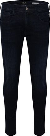 Replay Mens Anbass Slim-Fit Jeans in Blue Cotton - Size 36W/30L