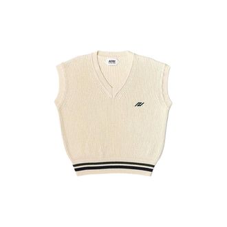 Autry Heren, Truien, Wit, Maat: S