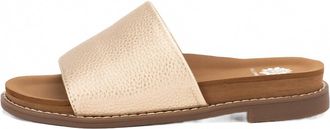 Yellow Box Womens Shelly Slide Sandals In Gold