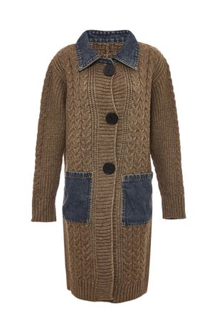 Risa Vest Dames koffie