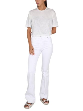Etro Viscose Five-Pocket Jeans - White