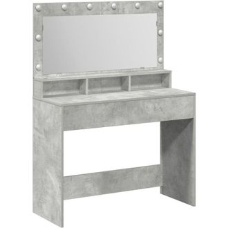 vidaXL Dressing Table Concrete Grey 100 x 41 x 135 cm Engineered Wood vidaXL