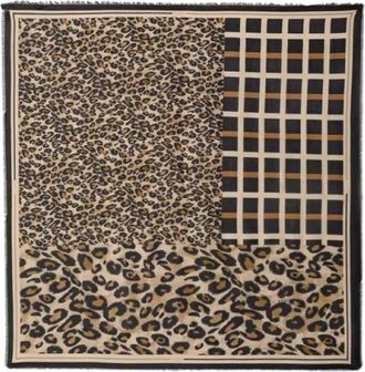 Marella Zijdeachtige Sjaal - Dames - Zijden sjaals - Beige - ONE Size - Accessoires