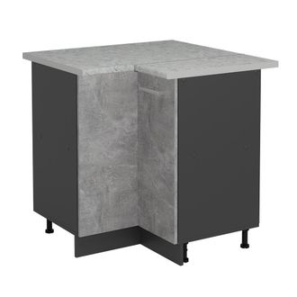Vicco Armario De Esquina R-line, Hormig&oacute;n, 75.6 Cm Et M&aacute;rmol