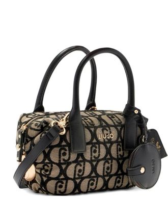 Liu Jo small jacquard tote bag - Brown