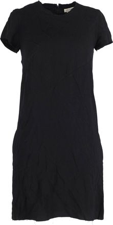 Isabel Marant Raw Hem T-Shirt Dress in Black Acetate