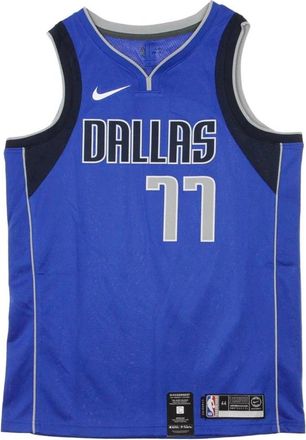 Nike Basketbal Swingman Jersey Luka Doncic - Heren - Fitness - Blauw - S - Polyester - Fitness