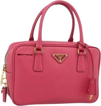 Prada Pre-owned Leather prada-bags - Dames - Vintage Handtas - Roze - ONE Size - Vintage