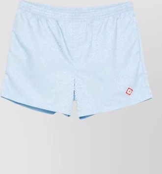 Casablanca monogram jacquard pattern swim shorts