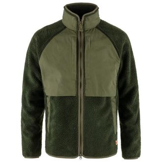 Fj&auml;llr&auml;ven Vardag Pile Jacket Fleecejacke f&uuml;r Herren | oliv