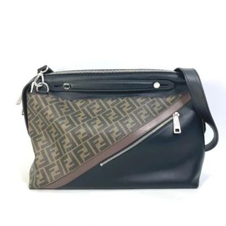 Fendi Pre-owned Canvas fendi-bags - Heren - Vintage Handtas - Bruin - ONE Size - Vintage